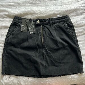 Paige black mini skirt